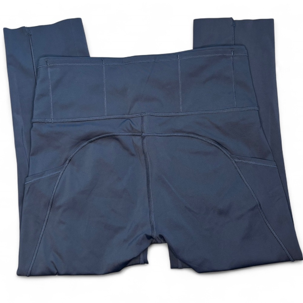 Lululemon Fast and Free High-Rise Crop – True Navy – Size 6 - Picture 2 of 5